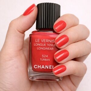 Chanel Le Vernis Longwear Nail Colour 524 Turban Red Coral 13ml 0.4oz